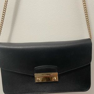 Black shoulder bag from Furla